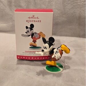Hallmark Keepsake Touchdown Mickey Mouse Christmas Tree Ornament 2016
